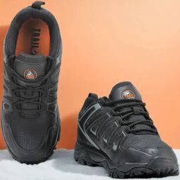 Woodland Men's Black Derby Shoes-image-48