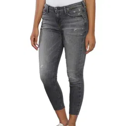 Tommy Hilfiger Skinny Denim Black Lightly Washed Mid Rise Jeans-image-60
