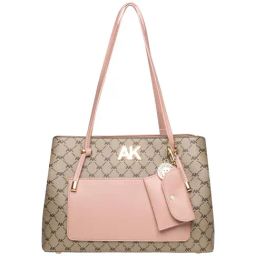 Anne Klein Brown Printed Shoulder Handbag with Wallet-image-65