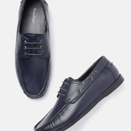 Roadster Men Navy Blue Boat Shoes-image-31