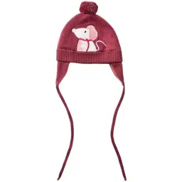 MiArcus Maroon Embroidered Cap (5-6 Y)-image-15