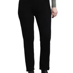 Monte Carlo Black Regular Fit Mid Rise Trousers-picture-40