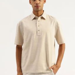 United Colors of Benetton Beige Textured Shirts-image-63