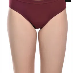 Valles365 by S.C Women Pack Of 2 Cotton Period Briefs PEPN2BLKMAR-S-52