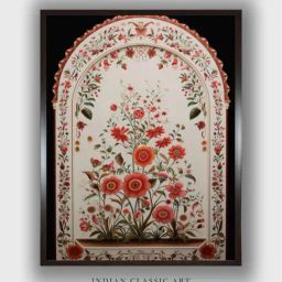 Indian Classic Art Multicolor Canvas Abstract Wall Art-picture-10