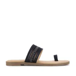 Bata Women's Blue Toe Ring Sandals-picture-23
