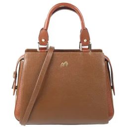 Metro Chikoo Textured Medium Handbag-image-8
