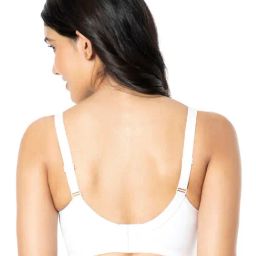 Amante White Cotton Full Coverage Bra image 2
