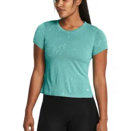 Under Armour Turquoise Plain T-Shirt-picture-29