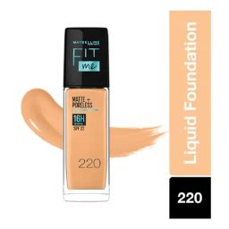 Maybelline NY Fit Me Matte+Poreless Foundation - 220 - 30 ml-7