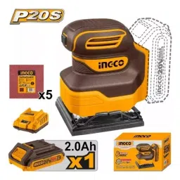 Ingco 20 V Orbital Sander and Multifunction Tool Combo Kit, CKLI20276 image 4