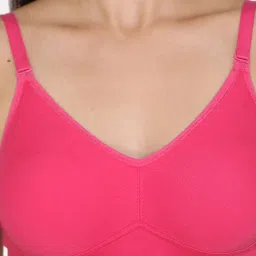 Zivame Fuchsia Non Wired Non Padded Full Coverage Bra image 4