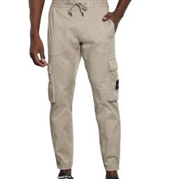 Calvin Klein Plaza Taupe Slim Fit Joggers-image-78