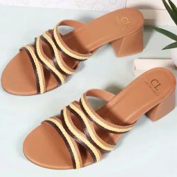 Carlton London Women's Tan Casual Sandals-image-92