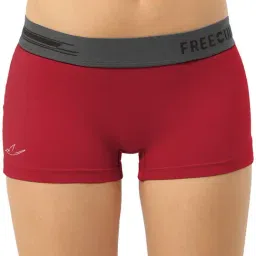 Freecultr Red Plain Boy-Shorts Panty-picture-4