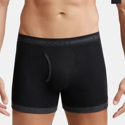 Jockey Men Pack of 2 Black Solid Trunks 1017-0205-picture-55
