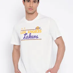 ADIDAS Men White GFX Printed Round Neck T-shirt-image-43