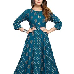 ASHISH PRINT Women Ethnic Motifs Printed Festive A-Line Kurta-54