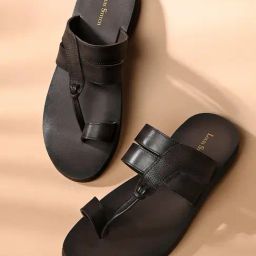 Louis Stitch Men's Brown Toe Ring Sandals-picture-42