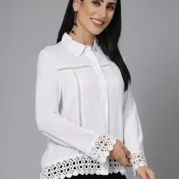 Style Quotient White Regular Fit Shirt-image-21