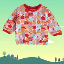 MINIKLUB Kids White Printed Full Sleeves Sweater-image-40