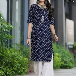 Moda Rapido Selection Of 2 Geometric Printed Straight Kurtas-image-24