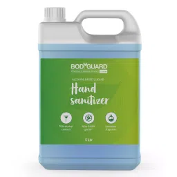 BodyGuard Alcohol Based Liquid Hand Sanitizer with Lavender Fragrance - 5 Ltr (5000ml)-image-91