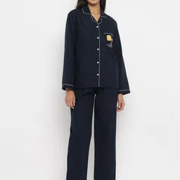 shopbloom Women Printed Night suit-19