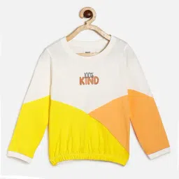 MINIKLUB Kids Multicolor Color Block Full Sleeves Top-picture-17