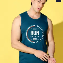 WOOSTRO 2-Pc Printed Odour-Free Cotton Innerwear Vests VWS26(RUN PEACOCK)(BKLN NAVY)-image-57