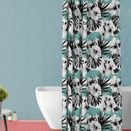 ArtzFolio Black & White Printed Waterproof Shower Curtains-image-56