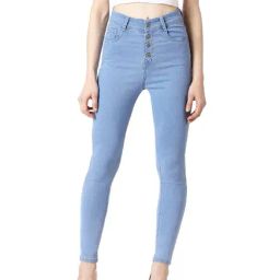 Miss Chase Light Blue Skinny Fit Jeans-image-73