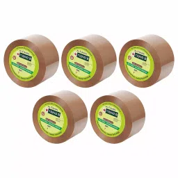 YAJNAS 76.2 mm (3 Inch) 65 m Brown BOPP Tape (Pack 5)-picture-35