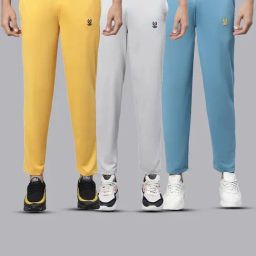 Vimal Jonney Multicolor Regular Fit Lounge Pants - Pack of 3-image-41