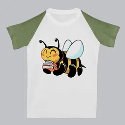 BAESD Kids Printed Drop-Shoulder Sleeves T-shirt-image-98