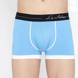 La Intimo Men Pack Of 2 Mid-Rise Side Striped Trunks LITR020B-picture-20