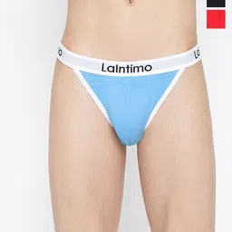 La Intimo Pack Of 3 Colourblocked Bikini Briefs LIBR020C-34
