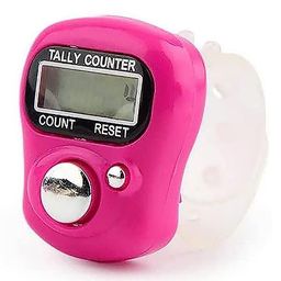 crispy Multiuse Mini Hand Tally Finger Ring Counting Device, Jap Counting Device for Mantra Jaap Digital Head Electronic Tally Counter 5 Digit Counter Pack of 1 (Color May Vary) image 1