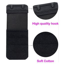 prime cart Women Bra Extender, Bra Extender 2 & 3 & 4 Hook 3 Row Band Multi Size Lady’s Breathing Room Soft Comfortable Elastic Extension Strap. (BLACK, 2 HOOK 3 RAW) image 5