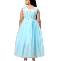BAESD Embellished Net Fit & Flare Dress image 3