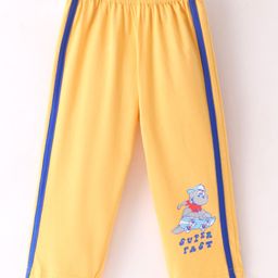 Tango Single Jersey Full Length Track Pant Hippo Printed - Light Yellow-picture-26