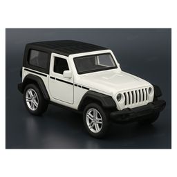 Fiddlerz Thar Die-Cast Car Toy 1:28 Scale with Pull Back Action Openable Doors Lifestyle SUV Premium Collectible Model Metal Car for Kids and Adults (White)-18