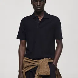 MANGO MAN Polo Collar T-shirt-image-37