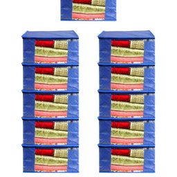 AMAK INC Blue Fabric Multi-Utility Wardrobe Organisers-picture-40