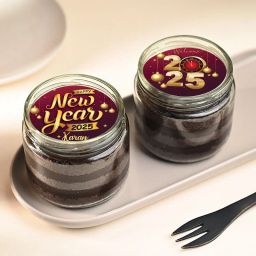 New Year Festive Choco Jar Cakes-image-41