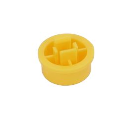 Push Button Cap 12x12x7.3 mm Round Cap For Square Tactile Switch - Yellow - AC021Push Button Cap 12x12x7.3 mm Round Cap For Square Tactile Switch - Yellow - AC021 image 2