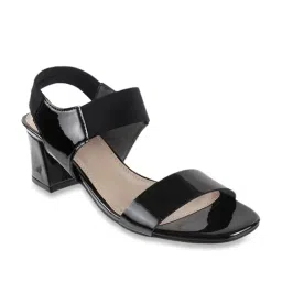 Metro Women's Black Sling Back Sandals-image-66