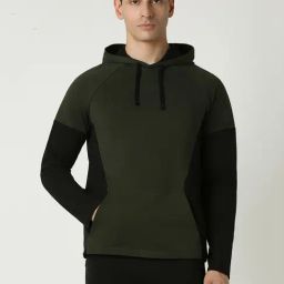 Van Heusen Green Regular fit Solid Casual Hoodie-picture-47
