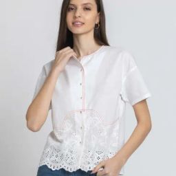 SHAYE White Casual Shirt-picture-22