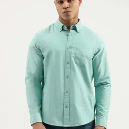 United Colors Of Benetton Blue Cotton Regular Fit Shirt-picture-19